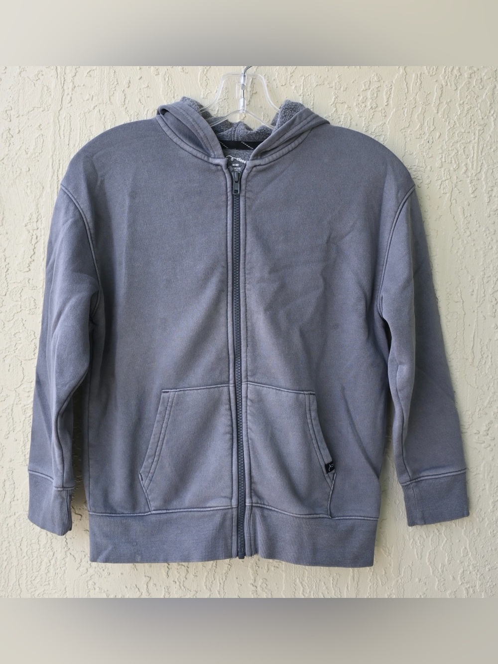 Art Class Gray Full-Zip Hooded Sweatshirt